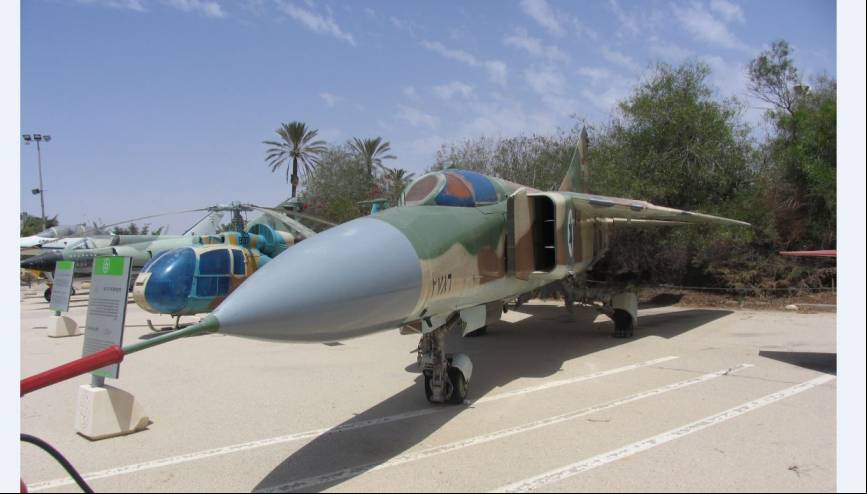 MiG-23MD sirio, cuyo piloto desert