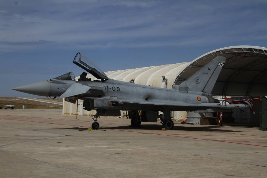Un Eurofighter del Ej