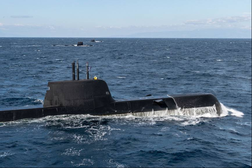 El submarino griego