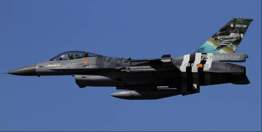 Hasta cuatro F-16 del Componente A