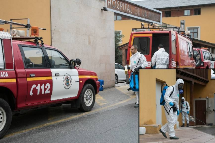 Tampoco puedo pasar por alto el excepcional trabajo del Servicio de Bomberos de la ciudad. Una vez finalizado su turno de trabajo, se van de modo voluntario a realizar tareas de desinfecci