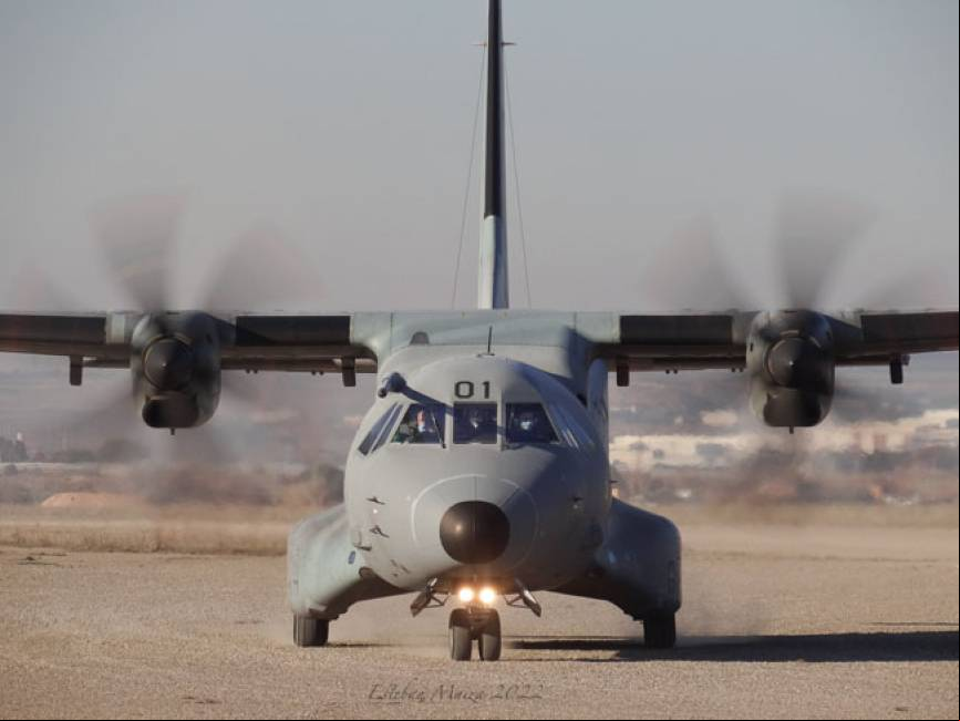 Un C-295 del Ala 35 aline