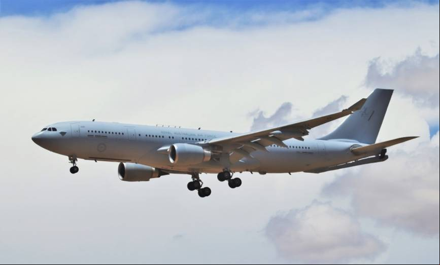 Desde la lejana Australia llegaba este Airbus A330 MRTT de la Real Fuerza A