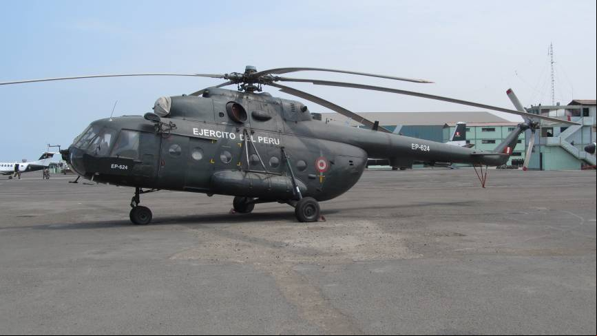 Mi-17-1B Hip H, matricula EP-624.