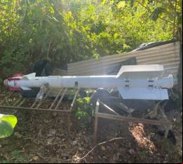 Misil inerte Vympel R-73. (Foto: Guardia Nacional Bolivariana).