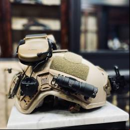 Un casco de combate de nuevo modelo. (foto: ITP)