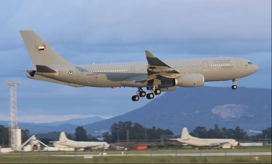 Hasta cinco cisternas Airbus DS A330 MRTT aterrizaron en Mor