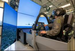 Simulador del F-35. (foto: Lockheed Martin)