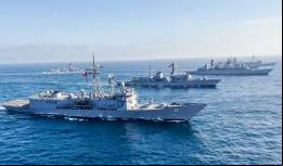Varios buques de la Armada de Chile. (foto: Armada de Chile)