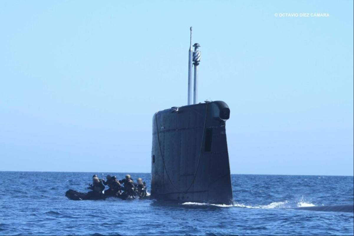 La FGNE trabaja activamente con los submarinos de la Armada para cometidos que, como los de inserci