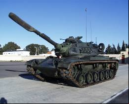 El carro de combate M-60A3 TTS de la Infanter