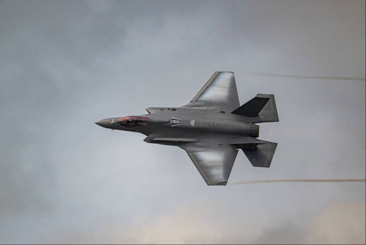 F-35A de la USAF. (foto: USAF) 