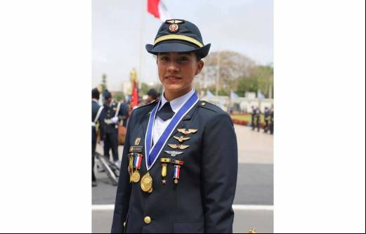 Alferez FAP Ashley Vargas Mendoza.