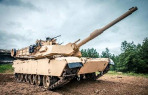 Un carro de combate M1 Abrams del Ej